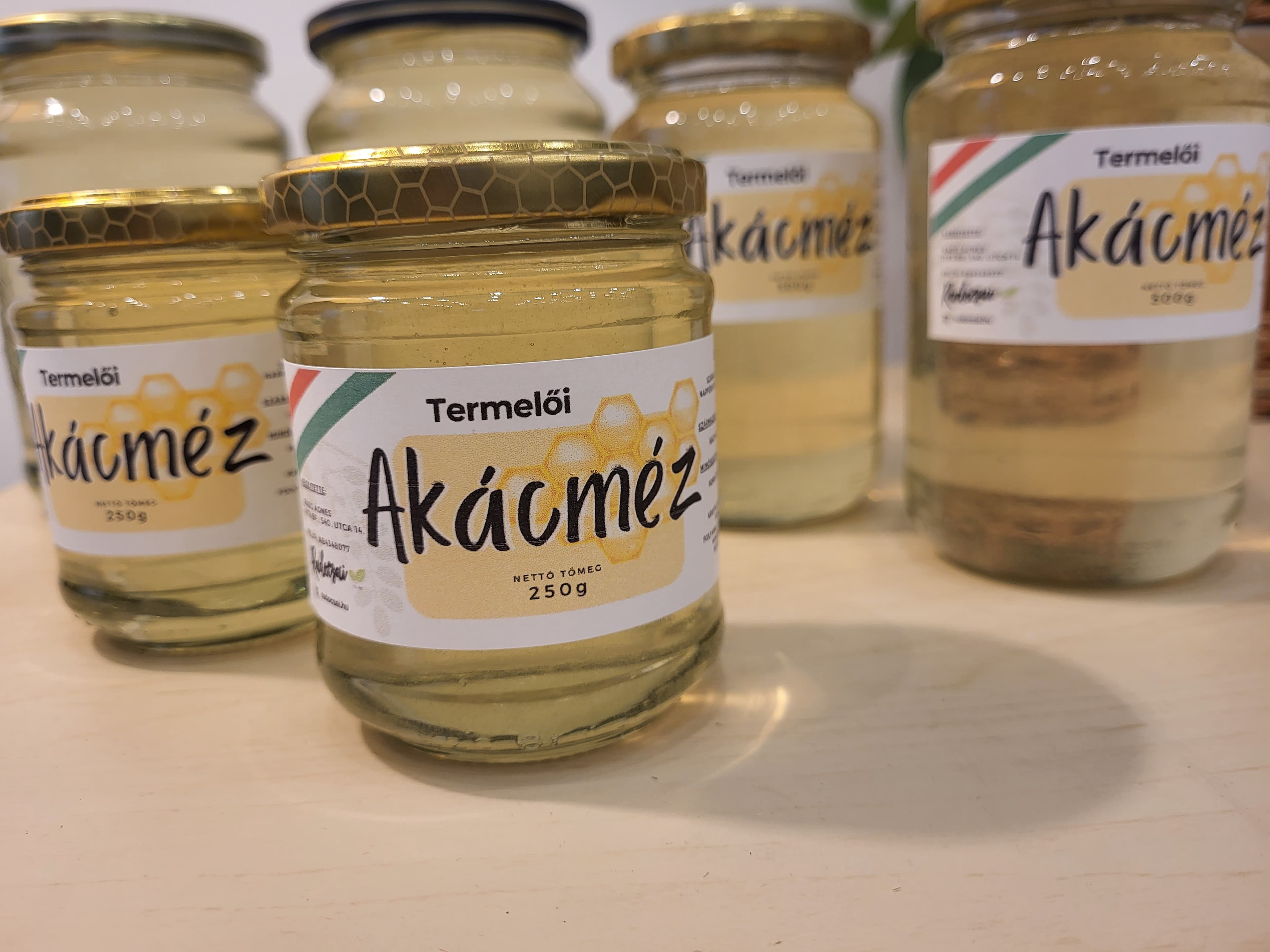 Termelői akácméz – 250 g - 2